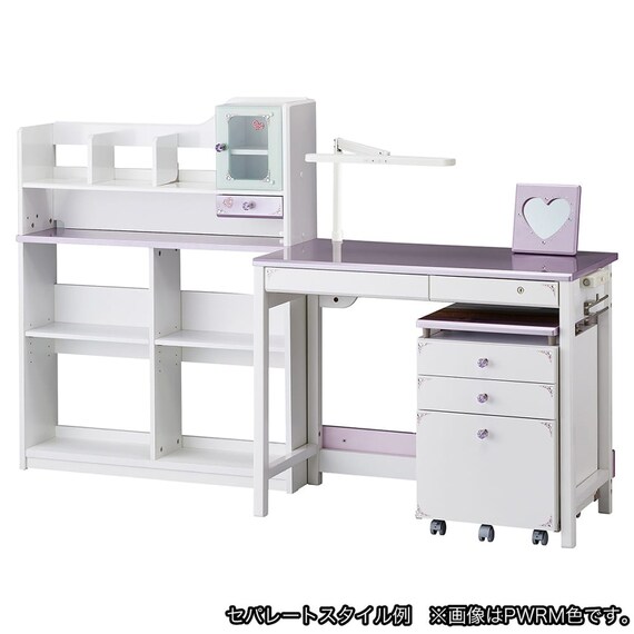 くみあわせデスク(デコプリ SDF447 PWRM)【島忠ホームズ商品】 8枚目画像