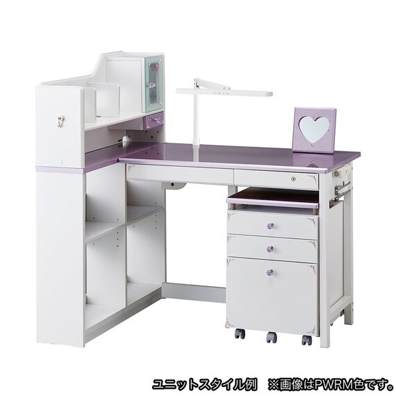 くみあわせデスク(デコプリ SDF447 PWRM)【島忠ホームズ商品】 10枚目画像