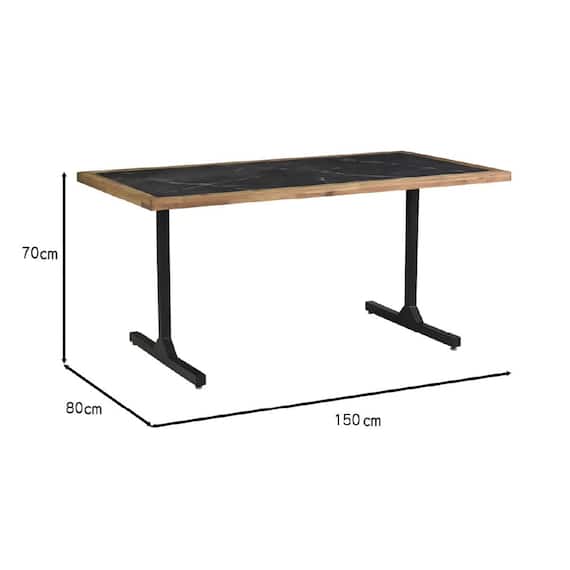 ダイニングテーブル(TF-150 BK)【島忠ホームズ商品】 8枚目画像