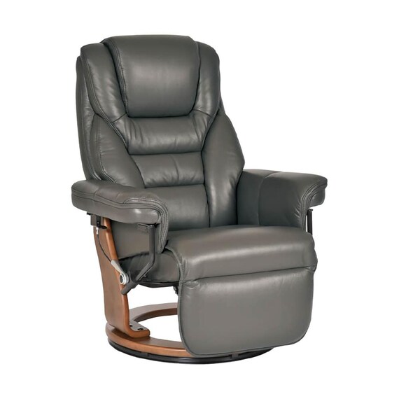 パーソナルチェア 本革(一部合成皮革)タイプ(GT-M GY)【島忠ホームズ商品】 1枚目画像