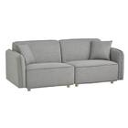 3人掛けソファ 布張りタイプ(クレール GY)【島忠ホームズ商品】 1枚目画像