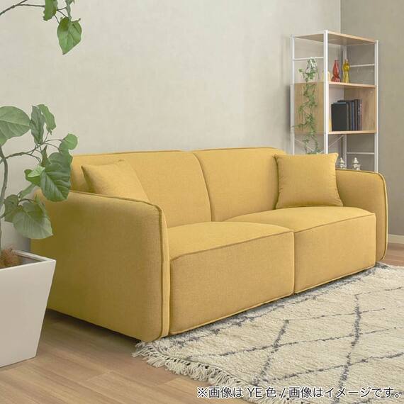 3人掛けソファ 布張りタイプ(クレール GY)【島忠ホームズ商品】 4枚目画像