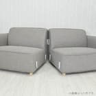 3人掛けソファ 布張りタイプ(クレール GY)【島忠ホームズ商品】 6枚目画像