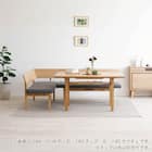 リビングダイニングソファ(ディオネ 140 OAK/CHA)【島忠ホームズ商品】 3枚目画像