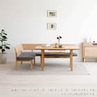 リビングダイニングカウチソファ(ディオネ 140L 左肘 OAK/CHA)【島忠ホームズ商品】 3枚目画像