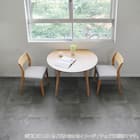 変形ダイニングテーブル(エリッセ 100 LBR)【島忠ホームズ商品】 3枚目画像