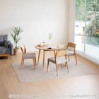 変形ダイニングテーブル(エリッセ 100 LBR)【島忠ホームズ商品】 4枚目画像