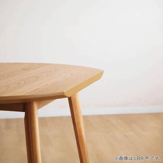 変形ダイニングテーブル(エリッセ 100 LBR)【島忠ホームズ商品】 5枚目画像