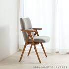 肘付きダイニングチェア(サヤ2 OAK/IV)【島忠ホームズ商品】 6枚目画像