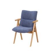肘付きダイニングチェア(サヤ2 OAK/ファブリック)【島忠ホームズ商品】