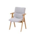 肘付きダイニングチェア(サヤ2 OAK/GRY)【島忠ホームズ商品】 1枚目画像