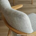 肘付きダイニングチェア(サヤ2 OAK/GRY)【島忠ホームズ商品】 7枚目画像