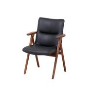 肘付きダイニングチェア(サヤ2 WN/PVC)【島忠ホームズ商品】