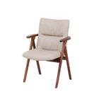 肘付きダイニングチェア(サヤ2 WN/IV)【島忠ホームズ商品】 1枚目画像