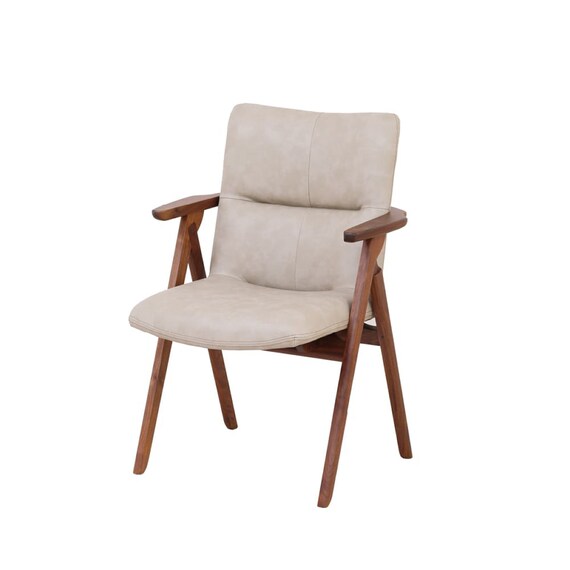 肘付きダイニングチェア(サヤ2 WN/IV)【島忠ホームズ商品】 1枚目画像