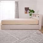 シングル 棚・照明・コンセント・収納付きベッドフレーム(ドレース フットBOX WH)【島忠ホームズ商品】 10枚目画像