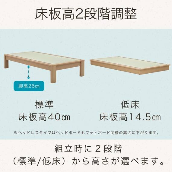 畳シングルベッドフレーム(スミカ フラット NA)【島忠ホームズ商品】 5枚目画像