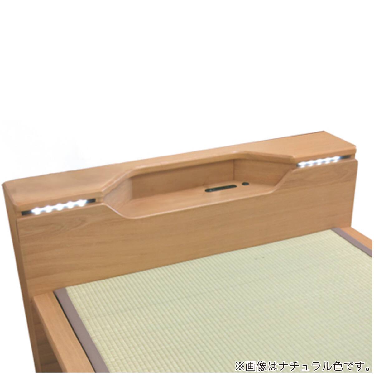 畳シングルベッドフレーム(スミカ キャビネット NA)【島忠ホームズ商品