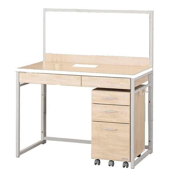 デスク(パネル付き ヴィネット BPS26CW)【島忠ホームズ商品】 1枚目画像