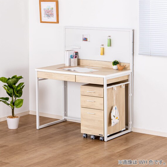 デスク(パネル付き ヴィネット BPS26CW)【島忠ホームズ商品】 3枚目画像