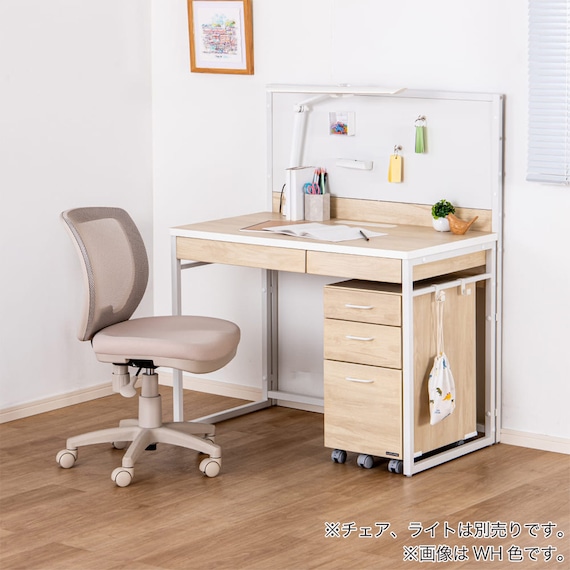 デスク(パネル付き ヴィネット BPS26CW)【島忠ホームズ商品】 5枚目画像