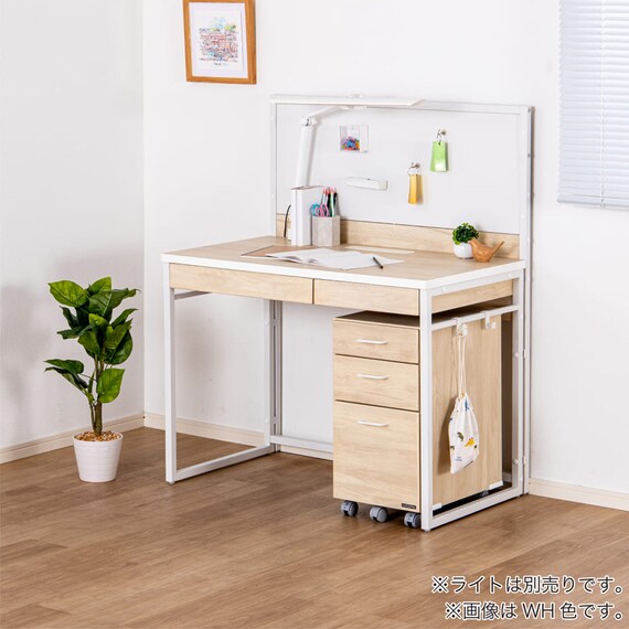 デスク(パネル付き ヴィネット BPS26CW)【島忠ホームズ商品】 6枚目画像