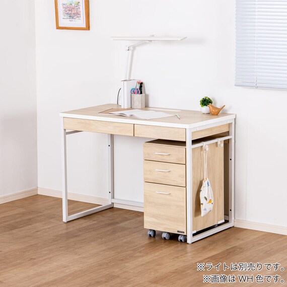 デスクワゴンセット(ヴィネット L-BPS26CW)【島忠ホームズ商品】 4枚目画像