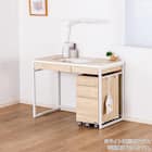 デスクワゴンセット(ヴィネット L-BPS26CW)【島忠ホームズ商品】 4枚目画像