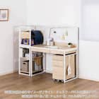 デスクワゴンセット(ヴィネット L-BPS26CW)【島忠ホームズ商品】 9枚目画像
