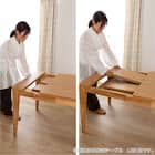 伸長式ダイニングテーブル(エニフ 130 LBR)【島忠ホームズ商品】 6枚目画像