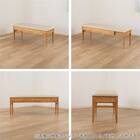 伸長式ダイニングベンチ(エニフ 115 LBR)【島忠ホームズ商品】 6枚目画像