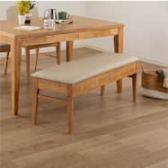 伸長式ダイニングベンチ(エニフ 115)【島忠ホームズ商品】