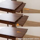 伸長式ダイニングテーブル(カロル 80 LBR)【島忠ホームズ商品】 4枚目画像