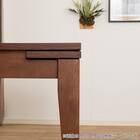 伸長式ダイニングテーブル(カロル 80 LBR)【島忠ホームズ商品】 9枚目画像