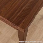 伸長式ダイニングテーブル(カロル 80 MBR)【島忠ホームズ商品】 8枚目画像