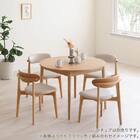 伸長式ダイニングテーブル(ロブロ 100 LBR)【島忠ホームズ商品】 5枚目画像