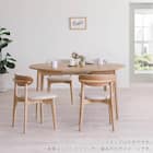 伸長式ダイニングテーブル(ロブロ 100 LBR)【島忠ホームズ商品】 6枚目画像