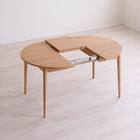 伸長式ダイニングテーブル(ロブロ 100 LBR)【島忠ホームズ商品】 12枚目画像