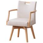 肘付き回転ダイニングチェア(セカンド回転 OAK)【島忠ホームズ商品】 1枚目画像