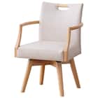 肘付き回転ダイニングチェア(セカンド回転 OAK)【島忠ホームズ商品】 1枚目画像