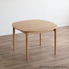 伸長式ダイニングテーブル(エリプス 105 LBR)【島忠ホームズ商品】 6枚目画像