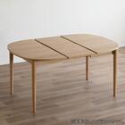 伸長式ダイニングテーブル(エリプス 105 LBR)【島忠ホームズ商品】 8枚目画像