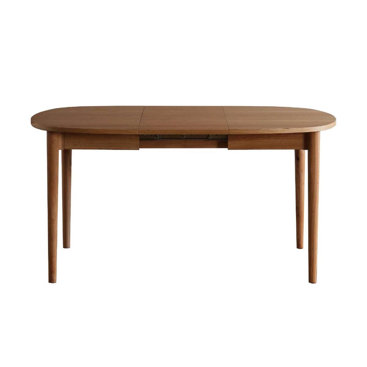 伸長式ダイニングテーブル(エリプス 105 LBR)【島忠ホームズ商品