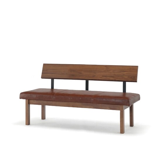 背もたれ付きベンチ(ビルト2 150 WN)【島忠ホームズ商品】 1枚目画像