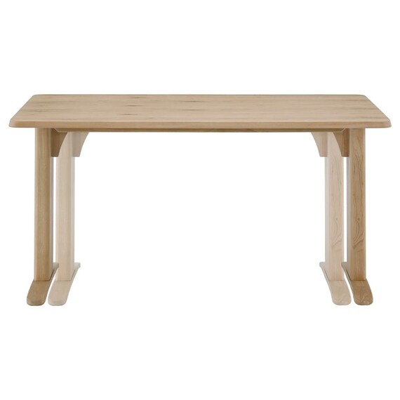 リビングダイニングテーブル(ラヴィ140 2本脚 NGR)【島忠ホームズ商品】 2枚目画像