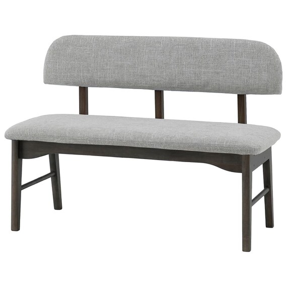 背もたれ付きベンチ(ラヴィ110 DGR/グレー)【島忠ホームズ商品】 1枚目画像