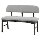 背もたれ付きベンチ(ラヴィ110 DGR/グレー)【島忠ホームズ商品】 1枚目画像