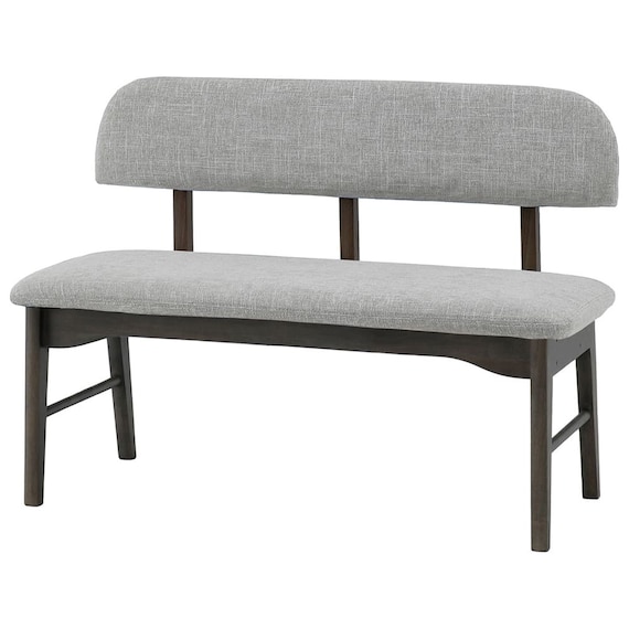 背もたれ付きベンチ(ラヴィ110 DGR/グレー)【島忠ホームズ商品】 1枚目画像