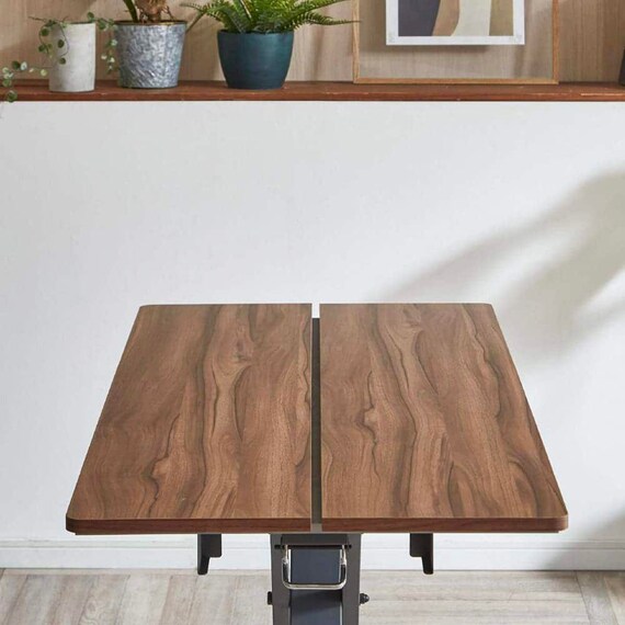 昇降テーブル(ログ120 WN)【島忠ホームズ商品】 4枚目画像