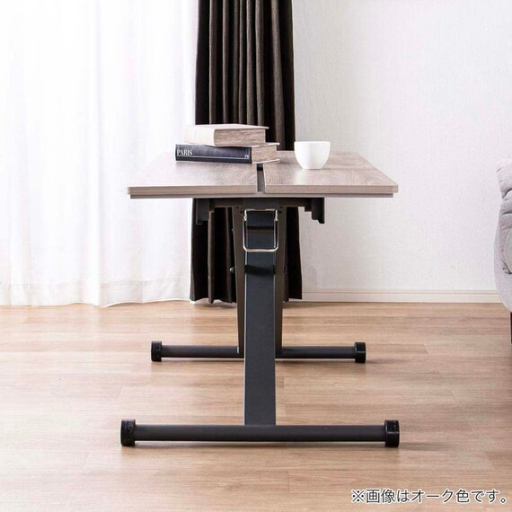 昇降テーブル(ログ120 WN)【島忠ホームズ商品】 8枚目画像